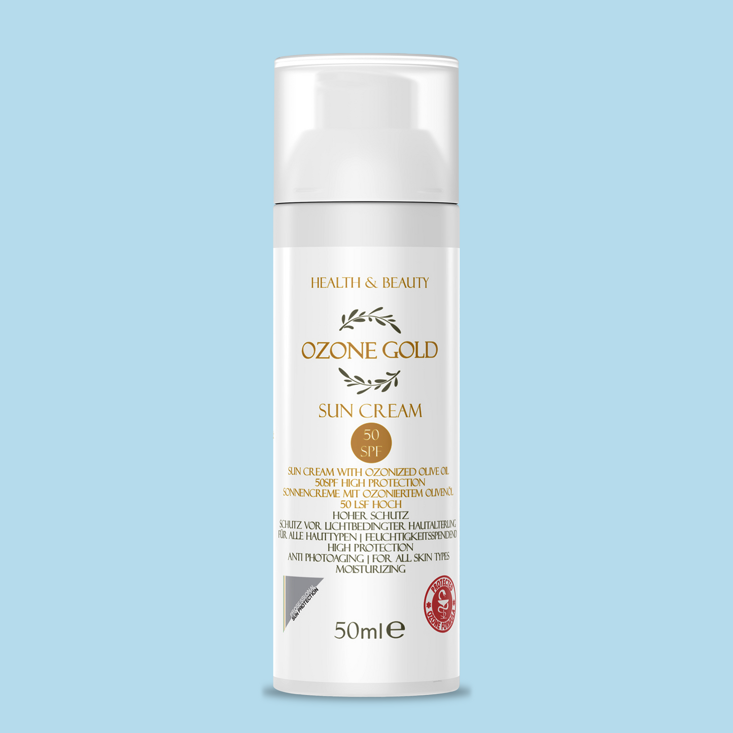 CREMA SOLARE OZONIZZATA 50 SPF – 50 ml